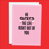 He Sucked